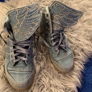 Adidas “Jeremy Scott” Denim sneakers